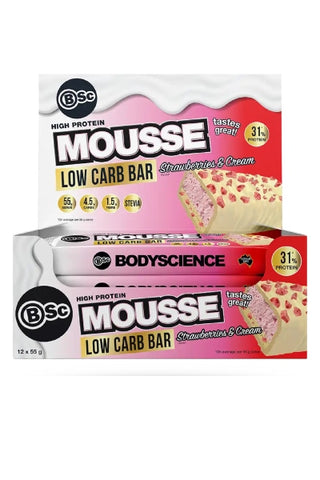 High Protein Low Carb MOUSSE Bar 55g (x12)
