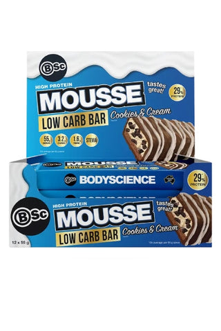 High Protein Low Carb MOUSSE Bar 55g (x12)