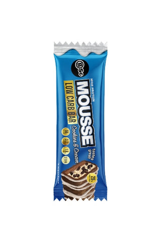 High Protein Low Carb MOUSSE Bar 55g Cookies & Cream (x12)