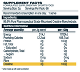 Micronized Creatine Monohydrate - 66 serves - Body Science New Zealand