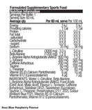BSc caffeinated pre-workout shot ingredients