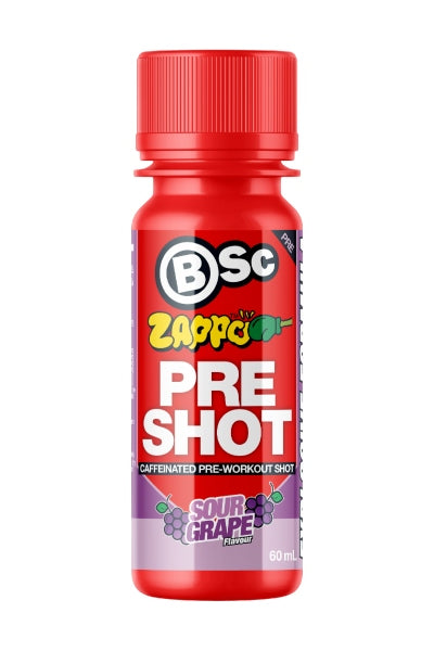 BSc caffeinated pre-workout shot