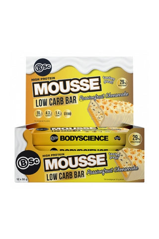High Protein Low Carb MOUSSE Bar - 55g (x12)