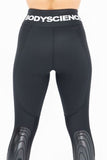 athletic tights womens black